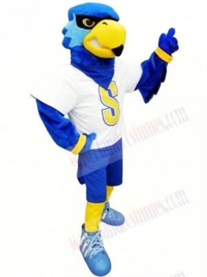 Sport Blue Bird Mascot Costume 