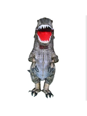 Fierce Tyrannosaurus Dinosaur Inflatable Costume T-Rex Halloween Christmas Costume for Adult