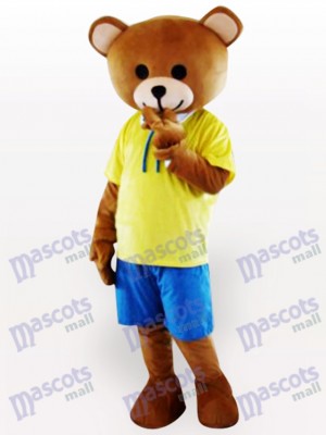 Teddy Bear Adult Mascot Costume