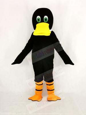 Black Duck Duckbill Mascot Costume Cartoon