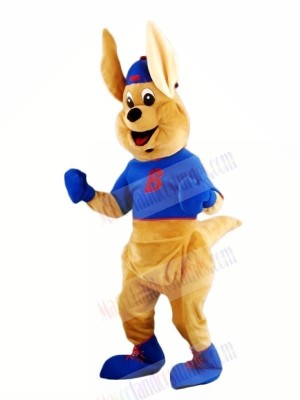 Boxing Kangaroo with Long Ears Mascot Costumes Animal