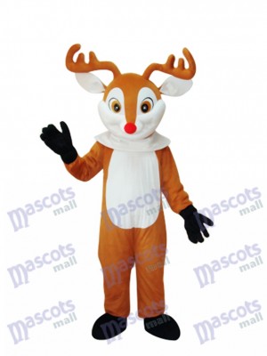 Golden Sika Deer Mascot Adult Costume