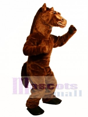 Cute Power Fierce Stallion Horse Mascot Costume