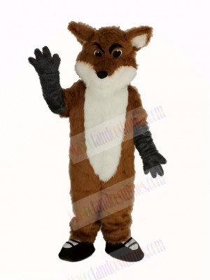 Fox with Black Shoes Mascot Costume Fancy Dress