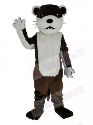 Brown Otter Mascot Costume Animal