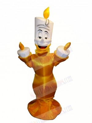 Funny Character Lumiere Mascot Costume Cartoon	