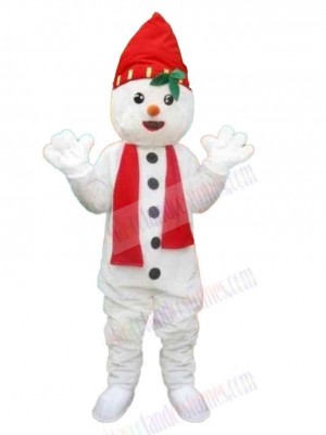 Snowman mascot costume