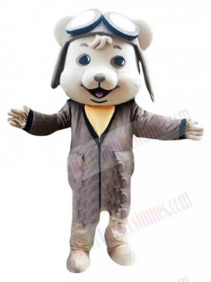 Pilot Mouse mascot costume