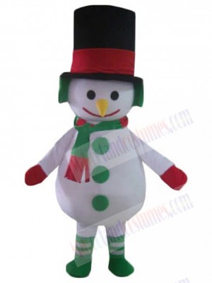 Snowman mascot costume