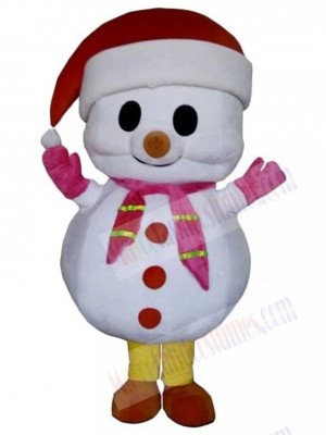 Snowman mascot costume