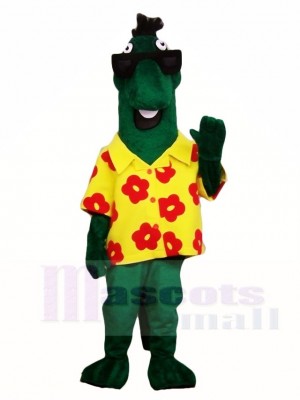 Green Dinosaur Mascot Costumes 