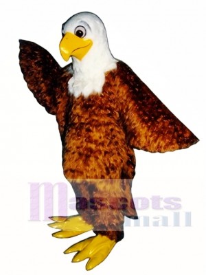 Cute Friendly Eagle Mascot Costume