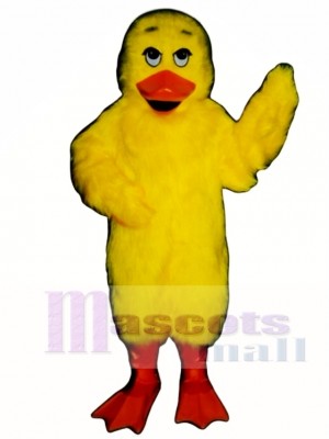 Cute Sleepy Duck Mascot Costume