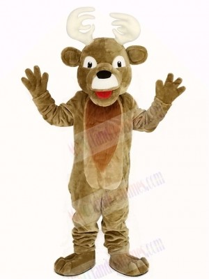 Christmas Elk Deer Mascot Costume