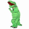 Green T-Rex Dinosaur Inflatable Costume Air Blow up Party Suit for Adult/Kid