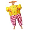 Clown Inflatable Costume Halloween Christmas Jumpsuit for Adult Party Time