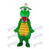 Crocodile with Hat Mascot Adult Costume