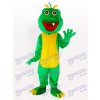 One teeth Green Dinosaur Adult Mascot Costume