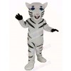 Fierce White Tiger Mascot Costume Animal