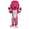 Pink Dog Mascot Costume Animal