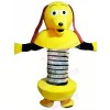 Yellow Cartoon Robot Dog Mascot Costumes Cartoon