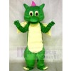 Green Dragon with Yellow Wings Mascot Costumes