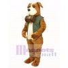 Cute Rescue Rover Dog with Barrel & Vest Mascot Costume