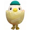 Green Hat Chick In Egg Mascot Costumes Poultry