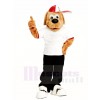 Brown Dog with A Hat Mascot Costumes Animal