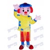 Blue Hat Boy Mascot Costume Cartoon 