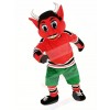 New Jersey Red Devil with Green Trousers Mascot Costume