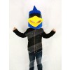 Blue Bird Only Head Mascot Costume Cartoon