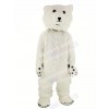 White Fluffy Polar Bear Mascot Costume