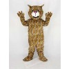 Cute Brown Big Cat Leopard Mascot Costume Cartoon