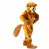 Friendly Yellow Lightweight Beaver Mascot Costumes Adult