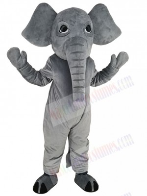 Mighty Grey Elephant Mascot Costume Animal
