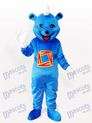 Blue Bear Animal Mascot Costume