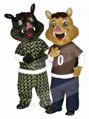 Boar Brothers Mascot Costume