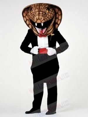 Gentleman Cobra Snake Mascot Costumes