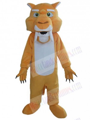 Ice Age Diego Tiger Mascot Costume Cartoon