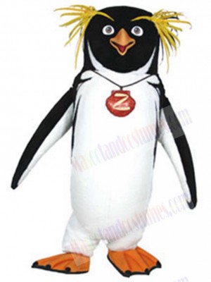 Cody Northern Rockhopper Penguin Mascot Costume Surf's Up Cartoon