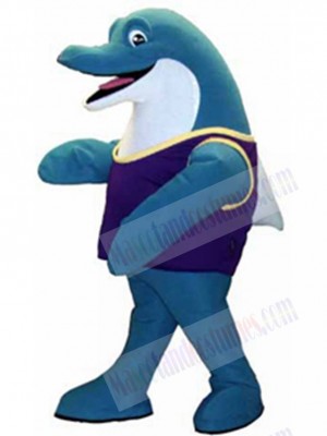 Swift Dolphin Mascot Costume Ocean Park Animal