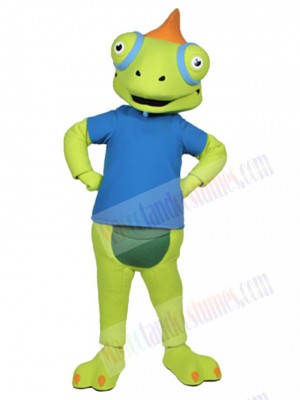 Covington Lizard mascot costume