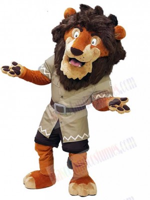 Friendly Prairie Lion Mascot Costume For Adults Mascot Heads