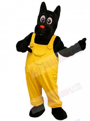 Black Scottish Terrier Dog Mascot Costume Animal