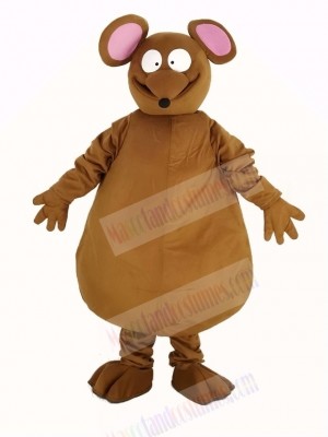 Brown Mouse Mascot Costume