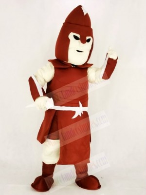 Realistic Red Titan Spartan Mascot Costume Adult 	