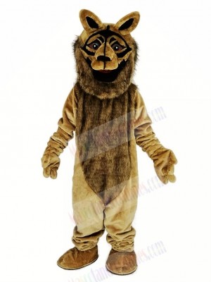 Brown German Shepherd Dog Mascot Costume