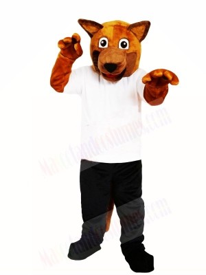 Brown Dog Mascot Costume Free Shipping 