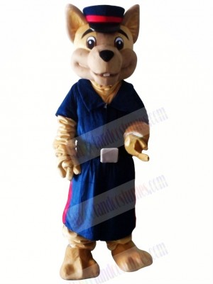 Police Dog Adult Mascot Costume Halloween Christmas Cartoon